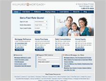 Tablet Screenshot of hillhurstmortgage.com